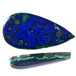 azurmalachit aus bisbee, arizona - azurmalachite from bisbee, arizona