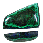 azurmalachit aus bisbee, arizona - azurmalachite from bisbee, arizona