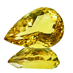 citrin (gebrannter Amethyst) - citrine (heat-treated amethyst)