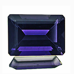 iolith smaragdschliff - iolite emeraldcut