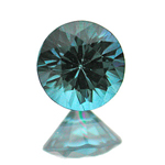 blauer Zirkon aus Kambodscha - blue zircon from Cambodia