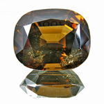 brauner Zirkon aus Sri Lanka - brown zircon from Sri Lanka