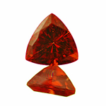 orangefärbiger Zirkon aus Kambodscha - ornage zircon from Cambodia (Hyazinth)