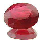 rubin glasgef�llt - glassfilled ruby