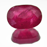 rubin glasgefüllt - glas-filled ruby