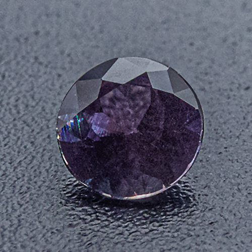 Purple sapphire from Sri Lanka. 0.24 Carat. Brilliant, distinct inclusions