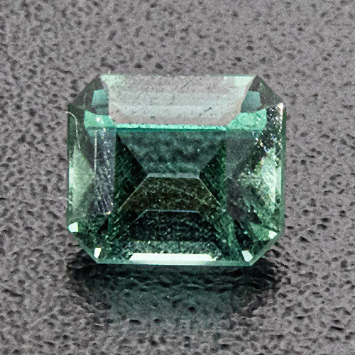 Tourmaline (Indigolite) from Namibia. 0.17 Carat. Emerald Cut, very small inclusions