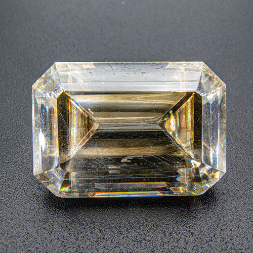 Cerussite from Namibia. 39.13 Carat. Emerald Cut, small inclusions