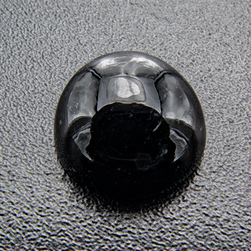 Onyx. 1 Piece. Cabochon Round, opaque