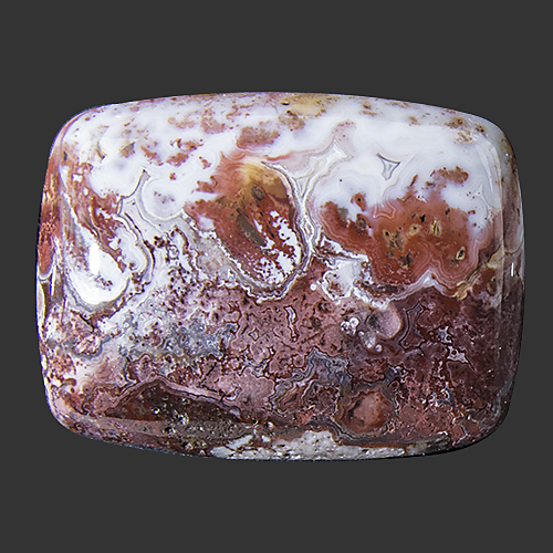 Crazy Lace Achat aus Mexiko. 1 Stück. Cabochon Antik, opak