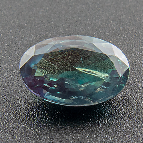 Alexandrite from India. 0.46 Carat. Oval, distinct inclusions