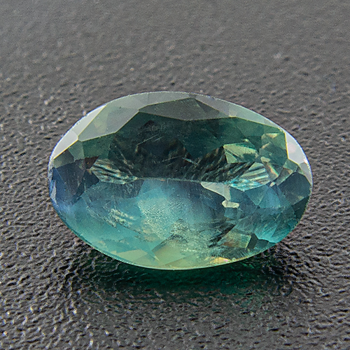 Alexandrite from India. 0.52 Carat. Oval, distinct inclusions