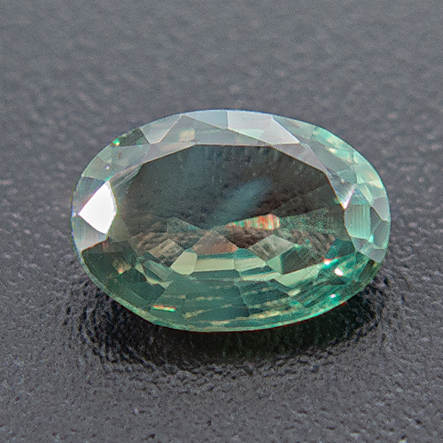 Alexandrite from India. 0.41 Carat. Oval, distinct inclusions