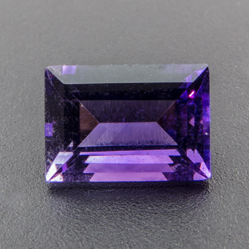 Amethyst from Zambia. 1 Piece. Baguette, very small inclusions