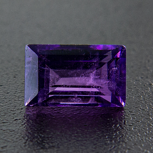 Amethyst from Zambia. 1 Piece. Baguette, very very small inclusions