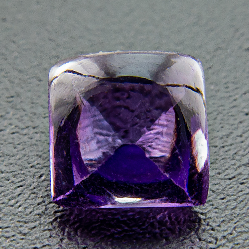 Amethyst from Zambia. 1 Piece. Bufftop Square, small inclusions