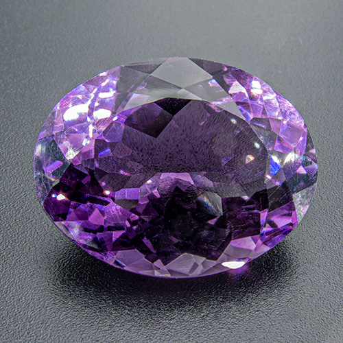 Amethyst from Zambia. 22.18 Carat. Very slightly colour zoned