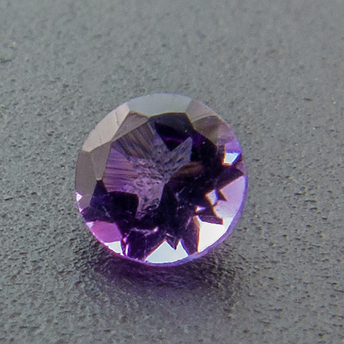 Amethyst from Africa. 1 Piece. Round, very very small inclusions
