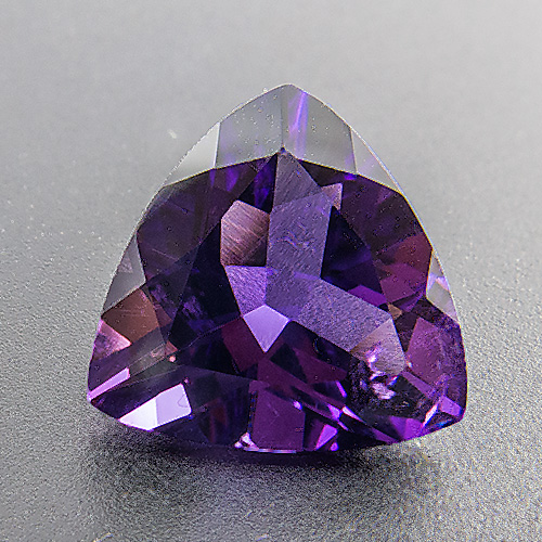 Amethyst from Zambia. 2.49 Carat. Trillion, small inclusions