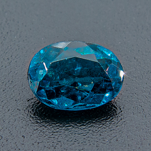 Apatite from Brazil. 0.43 Carat. Oval, distinct inclusions
