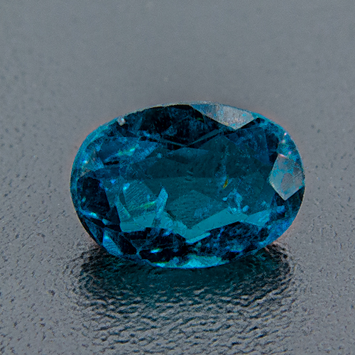 Apatite from Brazil. 0.45 Carat. Oval, distinct inclusions