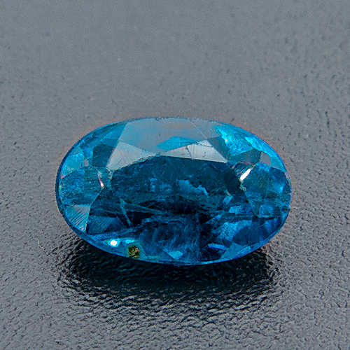 Apatite from Brazil. 0.46 Carat. Minute chip at upper girdle facet
