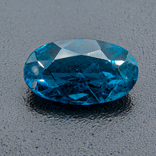 Apatite from Brazil. 0.7 Carat. Oval, distinct inclusions