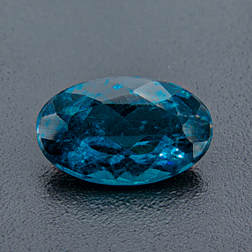 Apatite from Brazil. 0.86 Carat. Oval, distinct inclusions