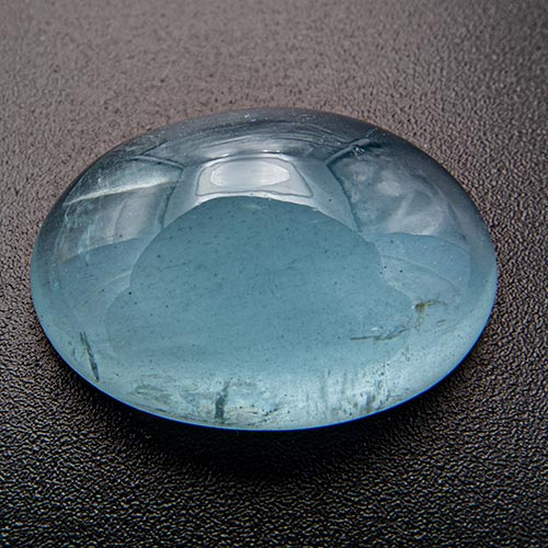 Aquamarine from Africa. 14.4 Carat. Cabochon Oval, translucent