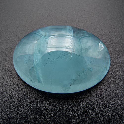 Aquamarine from Africa. 26.12 Carat. Cabochon Oval, translucent