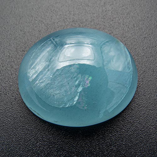 Aquamarine from Africa. 27.64 Carat. Cabochon Oval, translucent