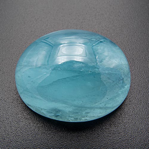 Aquamarine from Africa. 51.29 Carat. Cabochon Oval, translucent