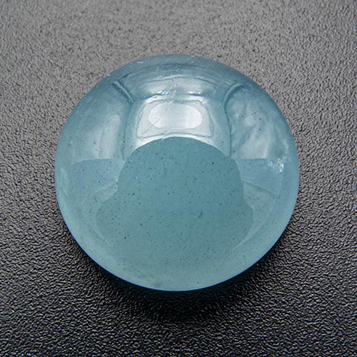 Aquamarine from Africa. 10.98 Carat. Cabochon Round, translucent