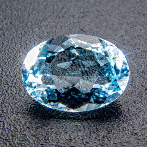 Aquamarine from Brazil. 0.52 Carat. Oval, very small inclusions
