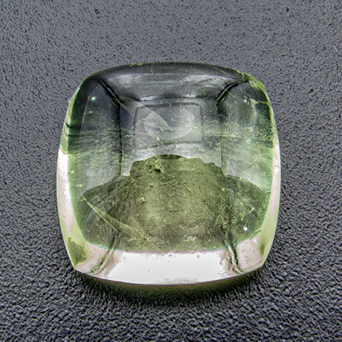 Beryl from Brazil. 7.33 Carat. Cabochon Cushion Square, small inclusions