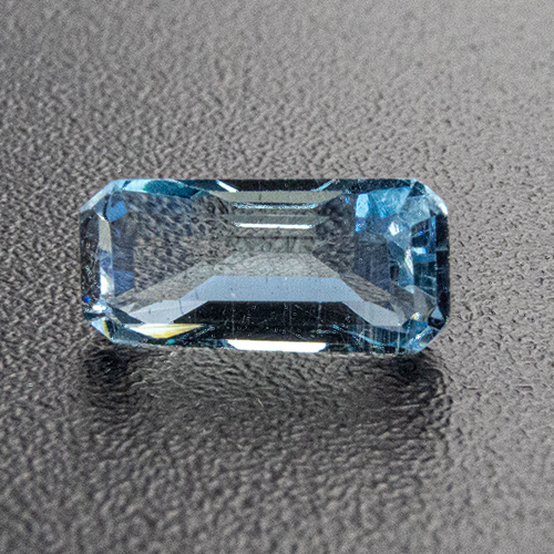 Aquamarine. 0.38 Carat. This was the masterstone for third best aquamarine colour in the collection of an appraiser and gemmologist
