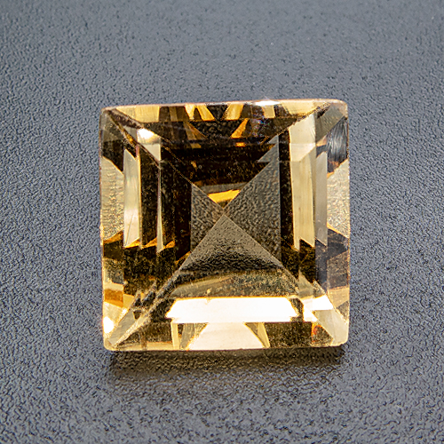 Citrine from Brazil. 1 Piece. Square, eyeclean