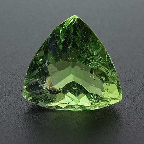 Fluorite from India. 2.75 Carat. Very nice peridotish green, very good clarity, vivid