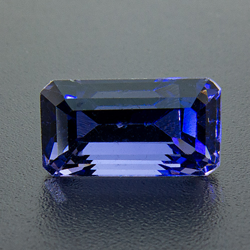 Iolite from India. 1.97 Carat. Emerald Cut, very small inclusions