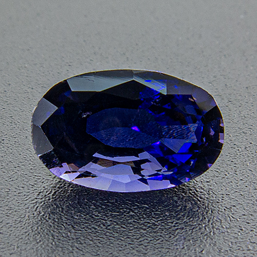 Iolite from India. 1.29 Carat. Oval, very very small inclusions