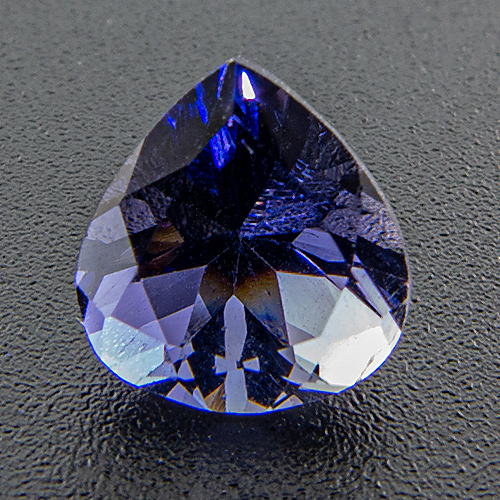 Iolite from India. 1.16 Carat. Pear, very very small inclusions