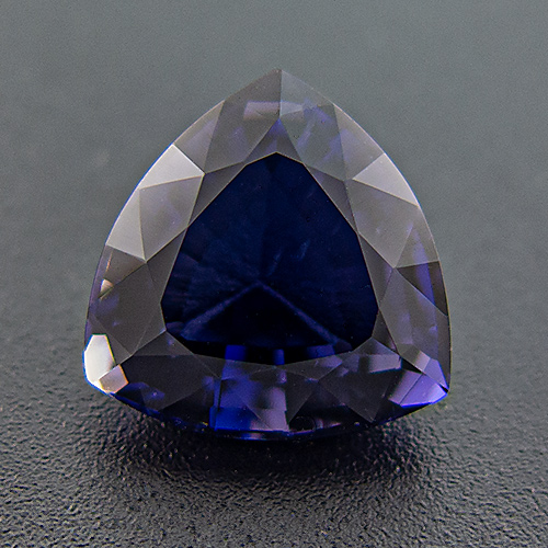 Iolite from India. 4.11 Carat. Trillion, very small inclusions