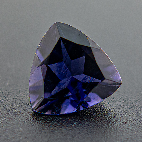Iolite from India. 1 Piece. Trillion, very very small inclusions