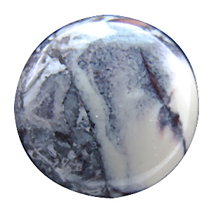 Porcelain Jasper from Mexico. 1 Piece. Cabochon Round, opaque