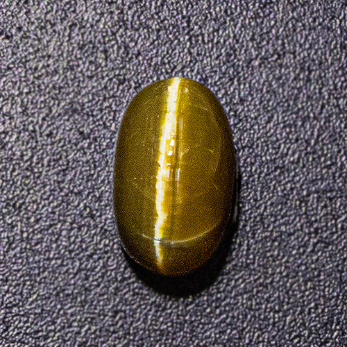 Opal Cat´S Eye from Brazil. 0.81 Carat. Cabochon Oval, semi-translucent