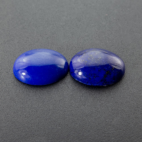 Lapis Lazuli from Afghanistan. 1 Piece. Cabochon Oval, opaque