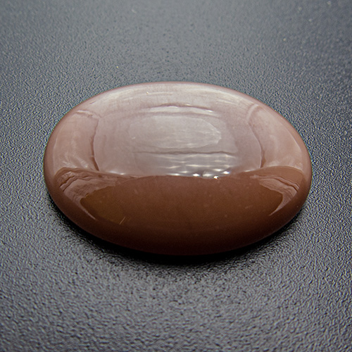 Brown Moonstone from India. 17.11 Carat. Shows a good cat's eye (not visible on photo)