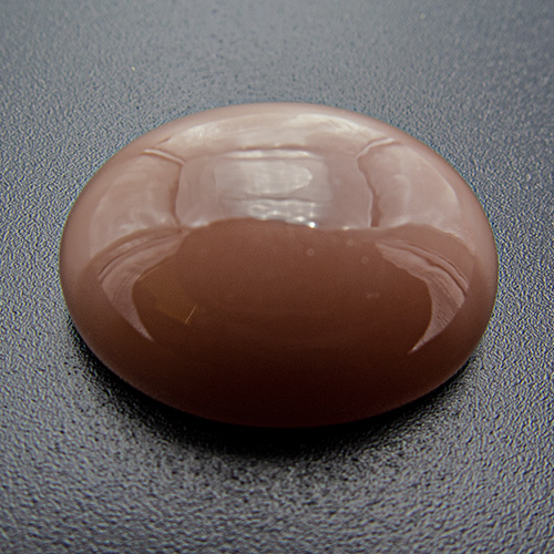 Brown Moonstone from India. 21.41 Carat. Cabochon Oval, semi-translucent