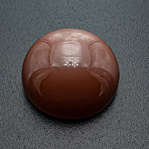 Brauner Mondstein aus Indien. 1 Stück. dunkelbraun