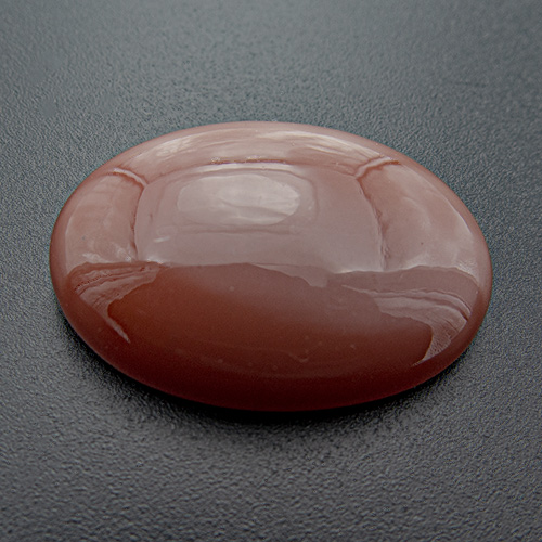 Brown Moonstone from India. 23.64 Carat. Cabochon Oval, opaque